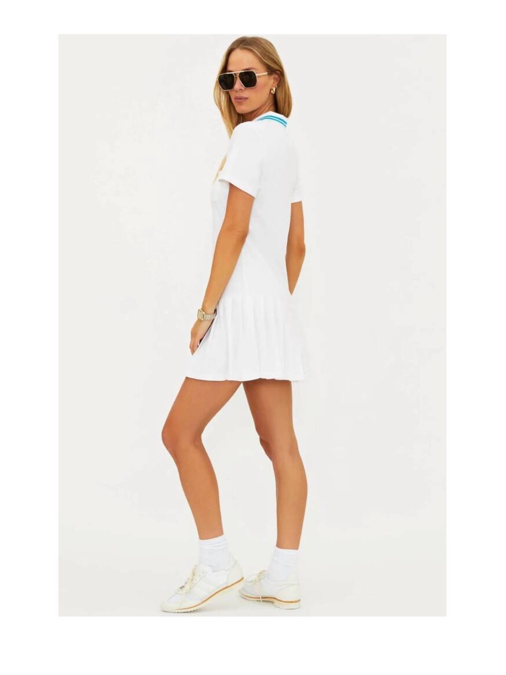 NWT Beach Riot White Minette Mini Pleated Tennis Dress size Small - Picture 5 of 12